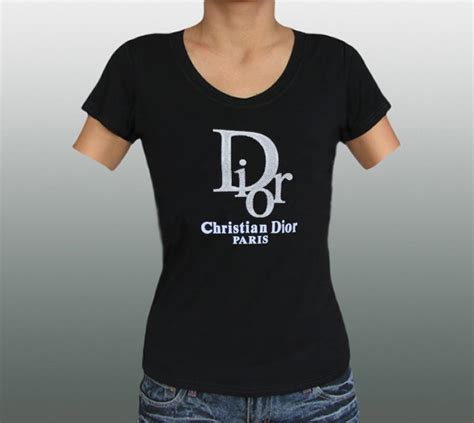 dior t shirt damen pink mit schöschen|DIOR.